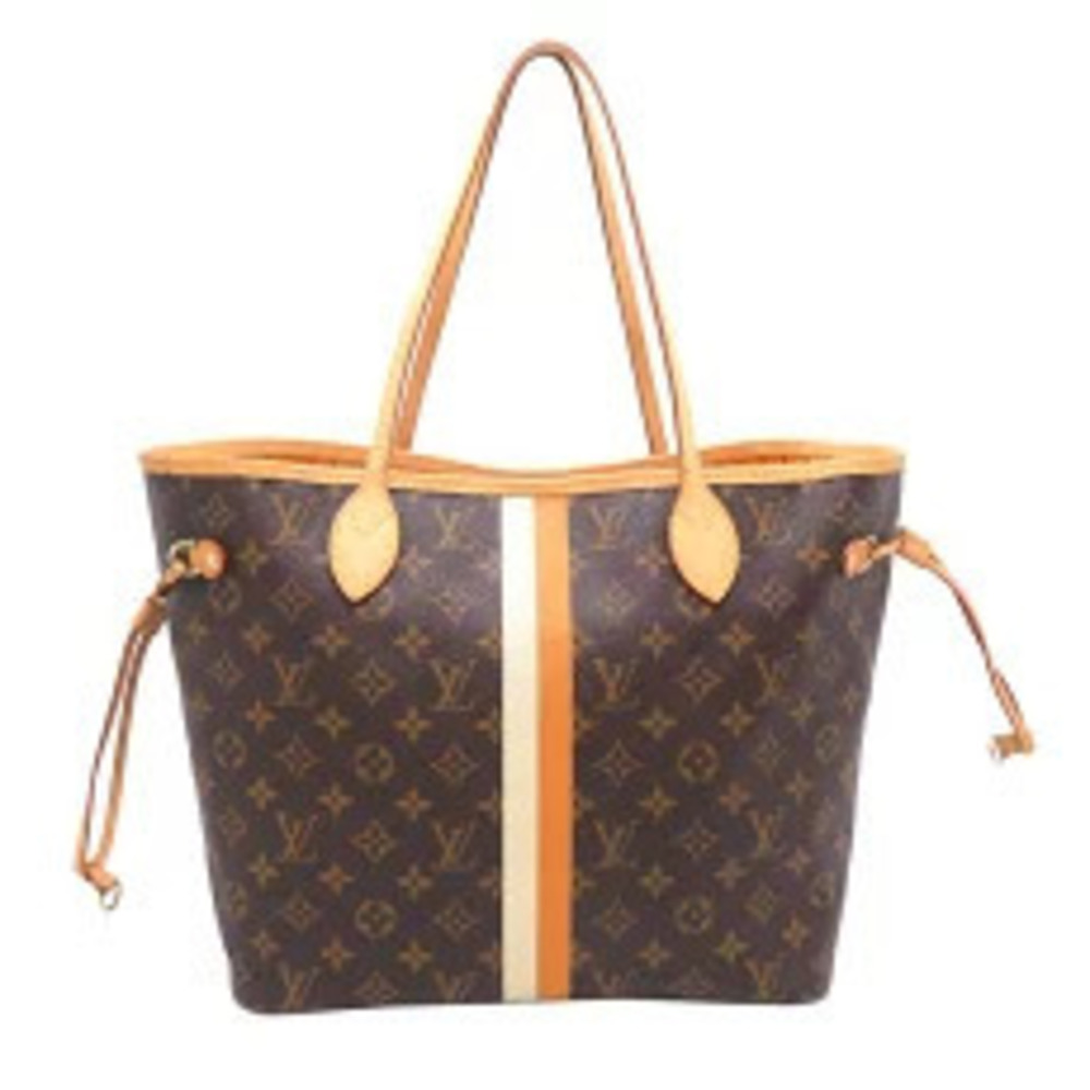 Louis Vuitton Tote Neverfull Heritage LV Bag Monogram My Brown